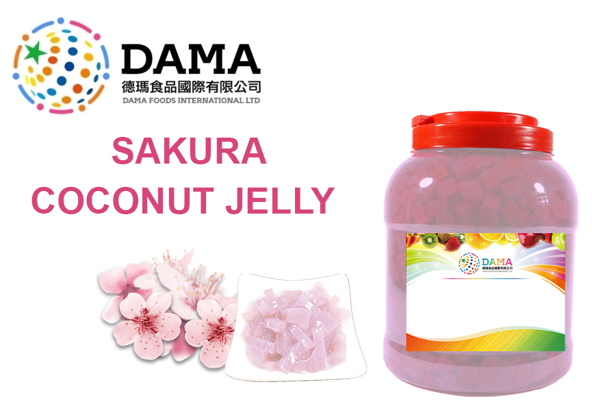 Cherry  Blossoms  Coconut Jelly